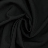 Tissu tailleur laine mélangée sergé noir charbon