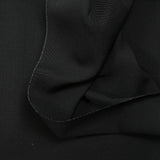 Tissu tailleur laine mélangée sergé noir