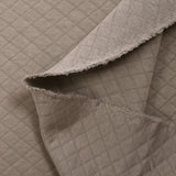 Jersey de coton matelassé Josie grège
