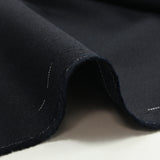 Tissu tailleur laine mélangée fantaisie bleu nuit