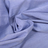 Fino algodón azul chambray