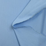 Popeline de polycoton bleu ciel