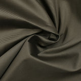 Dark taupe satin cotton elastane poplin