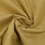 Ocher polycotton poplin
