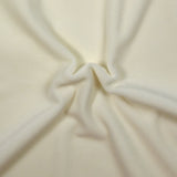 Jersey de terciopelo blanca suave blanca rota