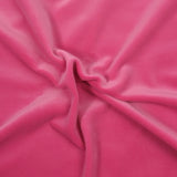 Jersey de velours tout doux rose bonbon
