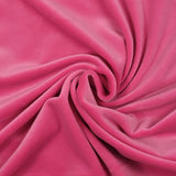 Jersey de velours tout doux rose bonbon