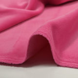 Jersey de velours tout doux rose bonbon