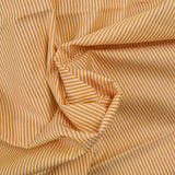 Coton fin tissé-teint Sophie rayé 2mm fond melon