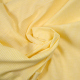 Coton tissé-teint rayé 2mm jaune
