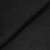 Tissu sweat minkee épais noir
