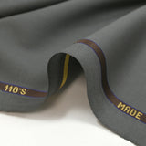 Tissu tailleur 100% laine Super 110's gris souris