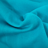 Tissu sweat minkee épais turquoise