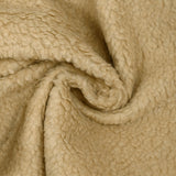 Ocher sheepskin suede bomber