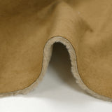 Ocher sheepskin suede bomber