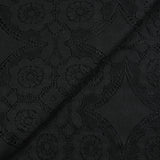Dentelle polyester bohème noir