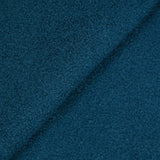 Lainage bouclette envers polaire bleu canard
