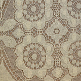 Dentelle polyester bohème sable