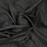 Tissu tailleur laine mélangée rayé gris anthracite