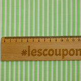 Popeline de coton tissée-teinte rayée 5mm grenouille