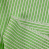 Popeline de coton tissée-teinte rayée 5mm grenouille