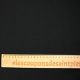 Tissu tailleur laine mélangée Davy à carreaux noir