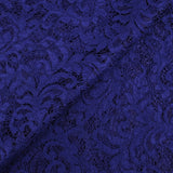 Dentelle festonnée Judith bleu roi