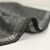 Tissu tailleur laine mélangée chevrons gris