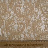 Dentelle festonnée Judith beige