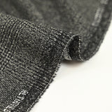 Tissu tailleur laine mélangée à carreaux gris chiné