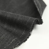 Tissu tailleur laine mélangée rayé gris anthracite