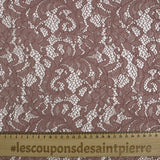 Dentelle festonnée Judith vieux rose