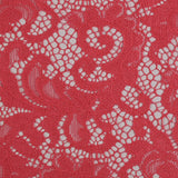 Dentelle festonnée Judith rose corail