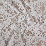 Dentelle festonnée Judith blanc
