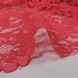 Dentelle festonnée Judith rose corail