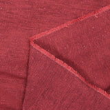 Doupion de soie et coton rouge