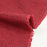 Doupion de soie et coton rouge