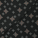 Viscose imprimée Celtique fond noir