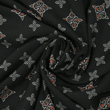 Viscose imprimée Celtique fond noir