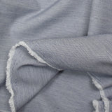 Coton chemise rayé vague marine