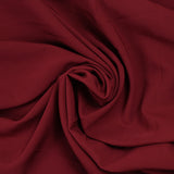 Crêpe de polyester lourd Madeleine bordeaux