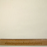 Velours de coton côtelé blanc cassé