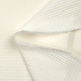Coton nid d'abeille blanc cassé