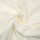 Coton nid d'abeille blanc cassé