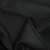 Drap de laine sergé noir