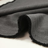 Crêpe sergé polyviscose Camille anthracite