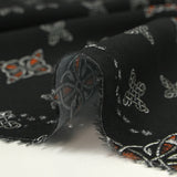 Viscose imprimée Celtique fond noir