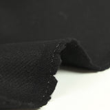 Drap de laine sergé noir