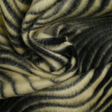 Laine mohair zébra écru et noir