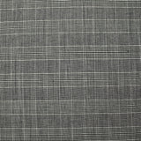 Polyviscose tissée-teinte prince-de-galles noir et blanc